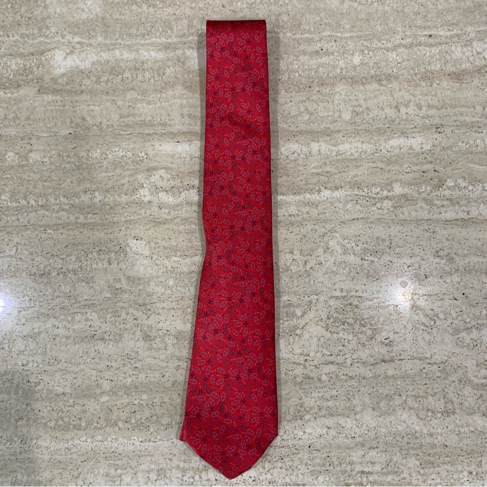 Hermès silk necktie